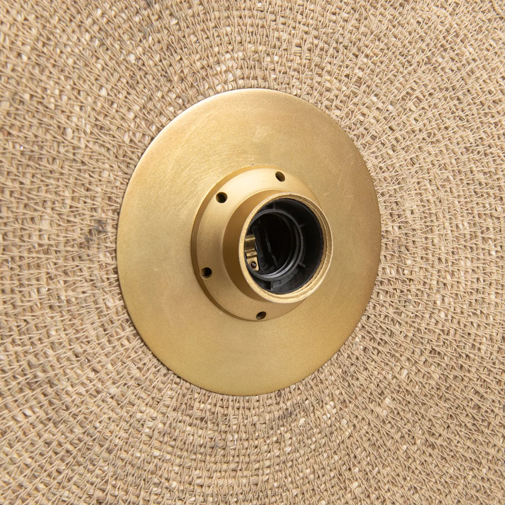 The Let's Groove wall lamp - Natural brass - M