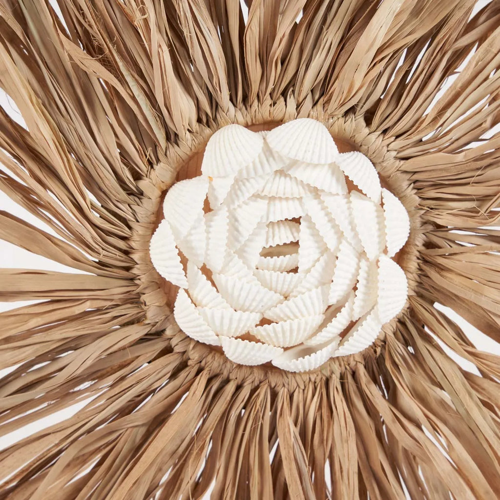 La brosse en raphia Bunga - Naturel 2 pièces