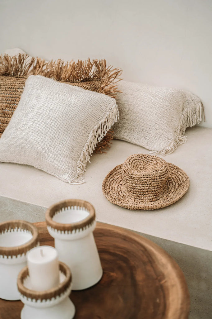 The Oh My Gee Cushion Cover - Cream White - 40x40