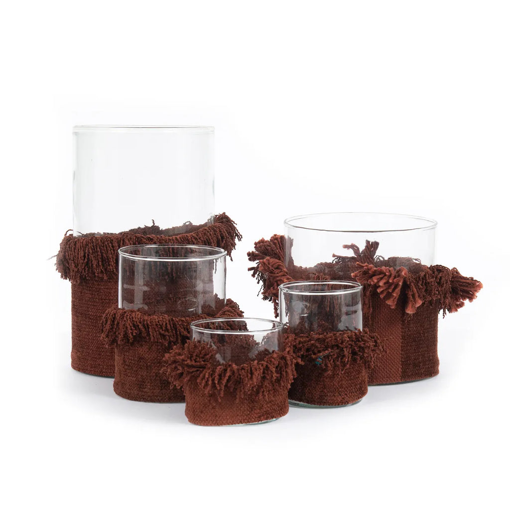 Bougeoir Oh My Gee - Velours rouge bordeaux - M