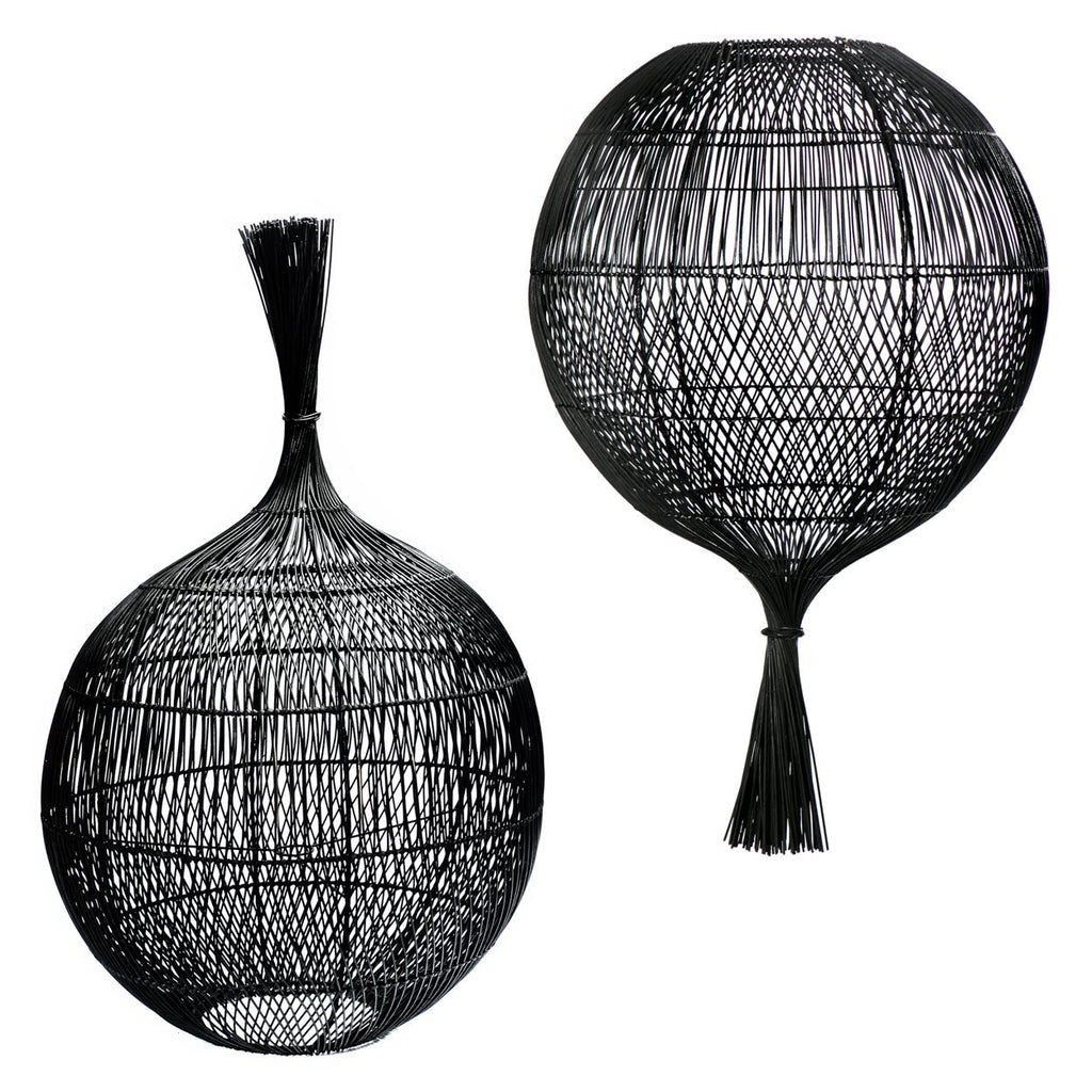 The Wonton Floor Lamp - Hanging Lamp - Black