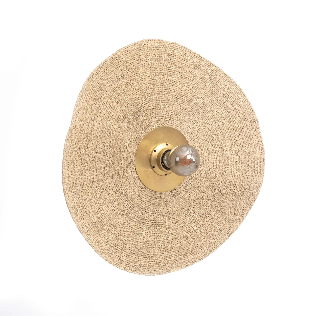 The Let's Groove wall lamp - Natural brass - M