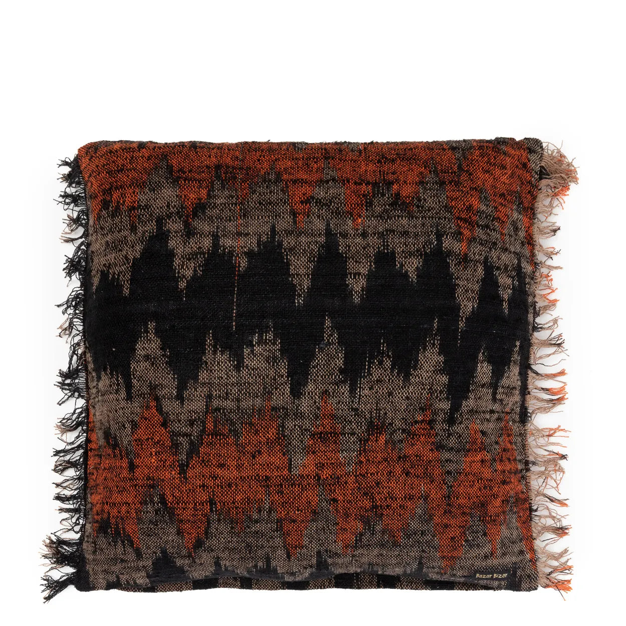 The Oh My Gee Cushion Cover - Black Orange - 60x60_40