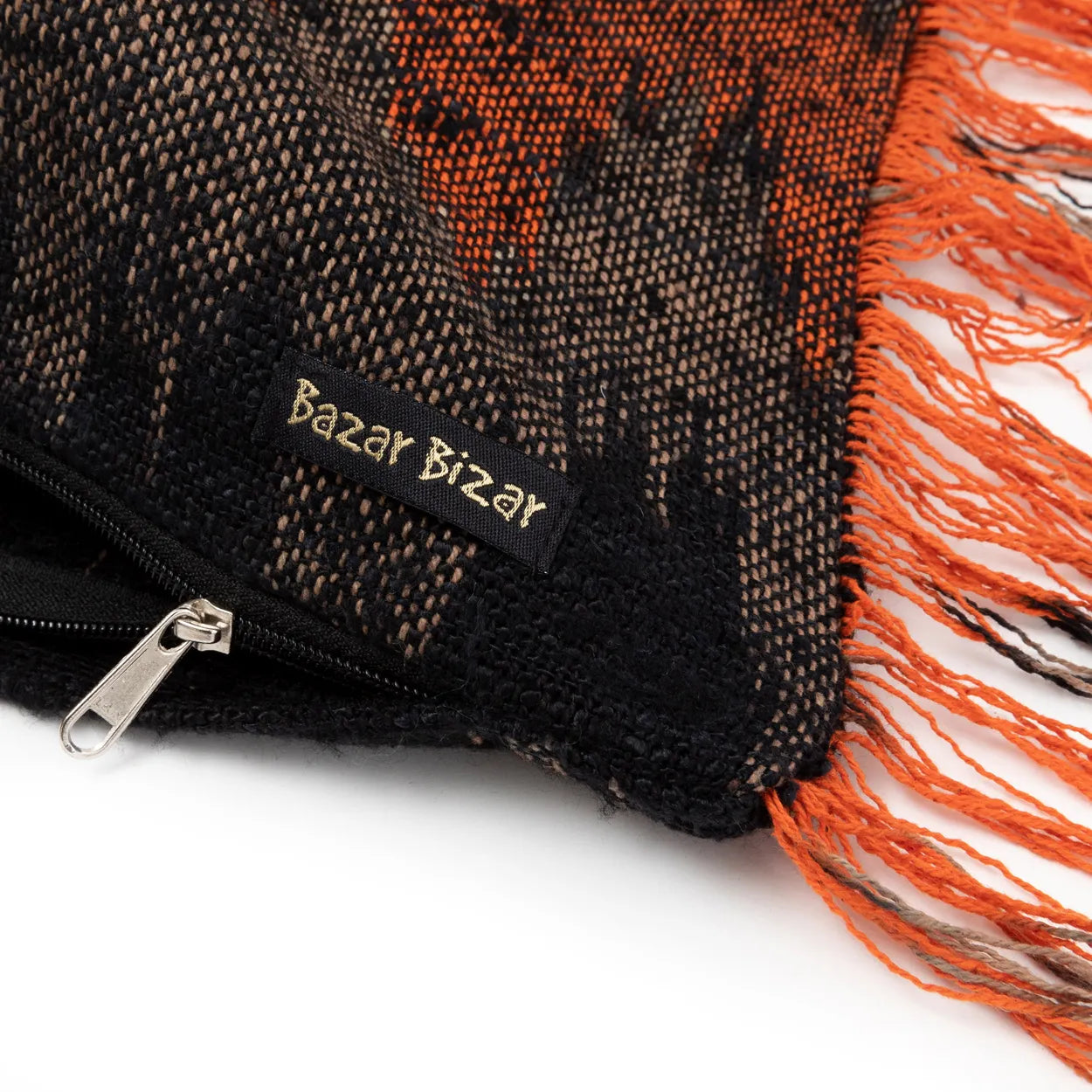 The Oh My Gee Cushion Cover - Black Orange - 35x100_40