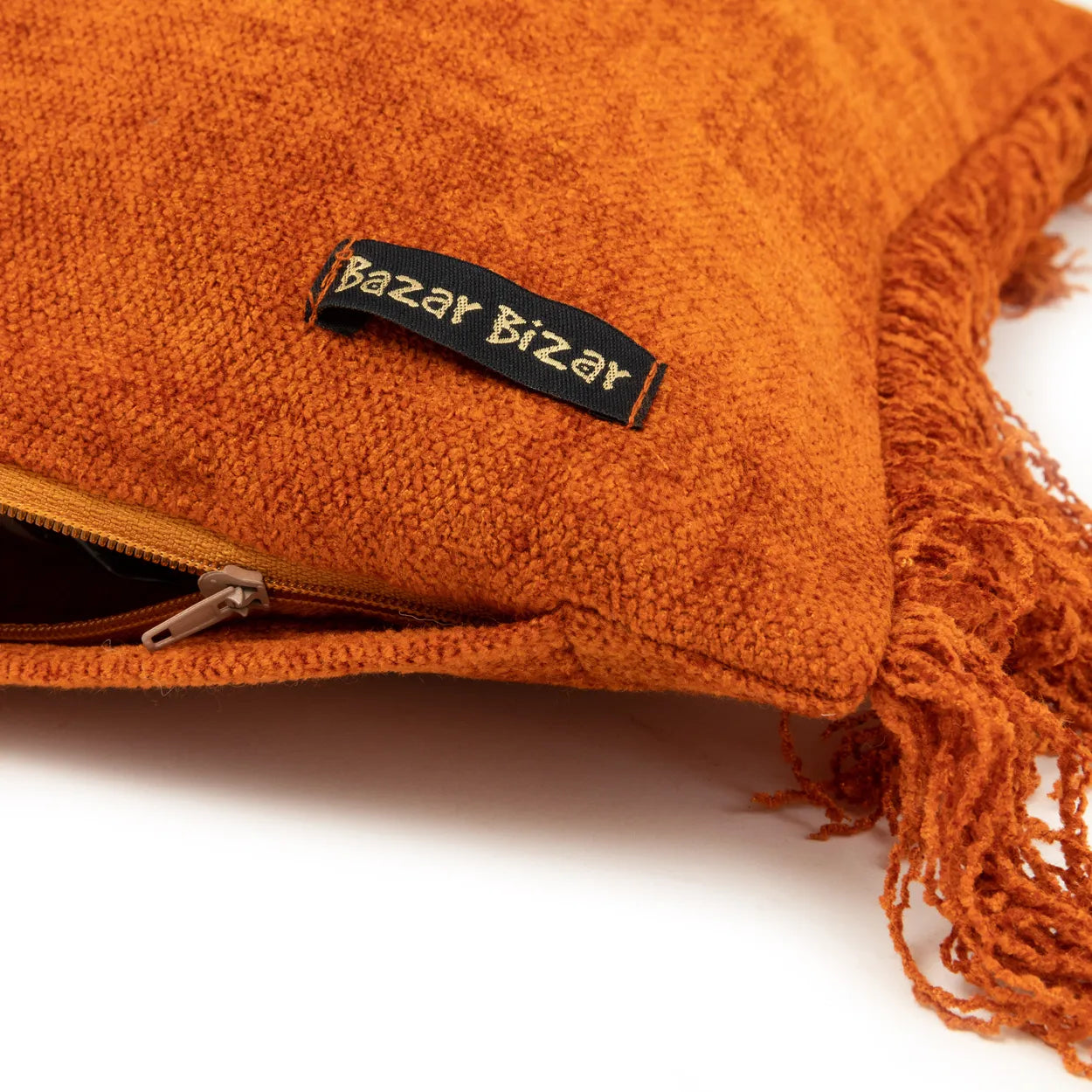 The Oh My Gee Cushion Cover - Rust Velvet - 40x40_40
