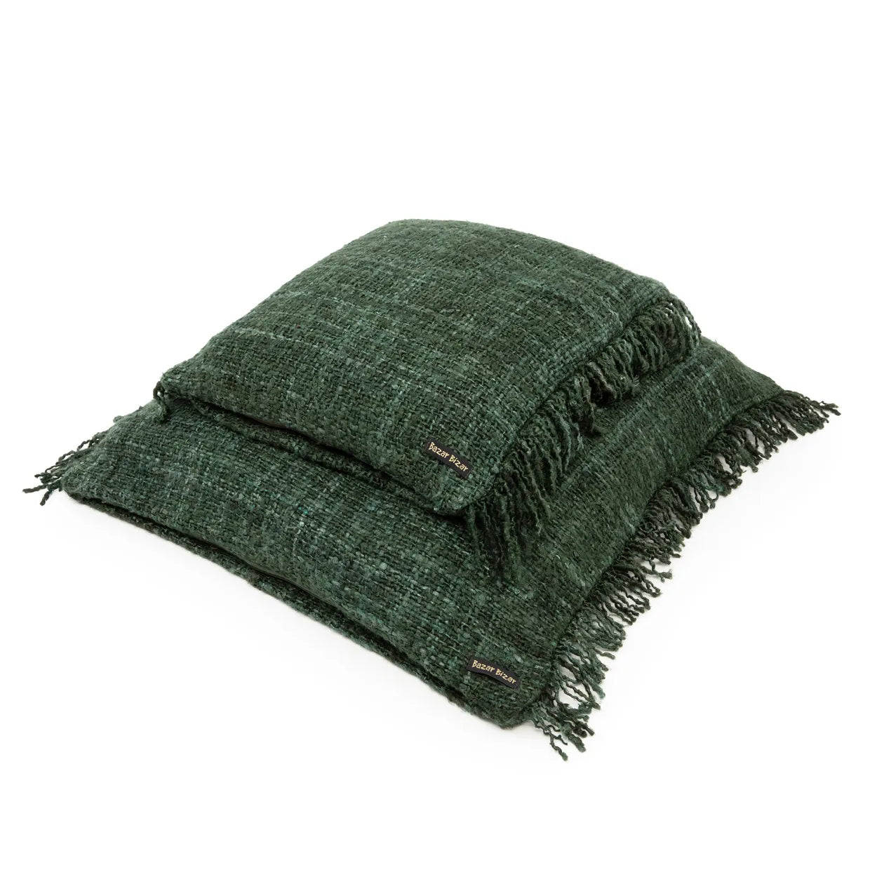 The Oh My Gee Cushion Cover - Forest Green - 60x60_40