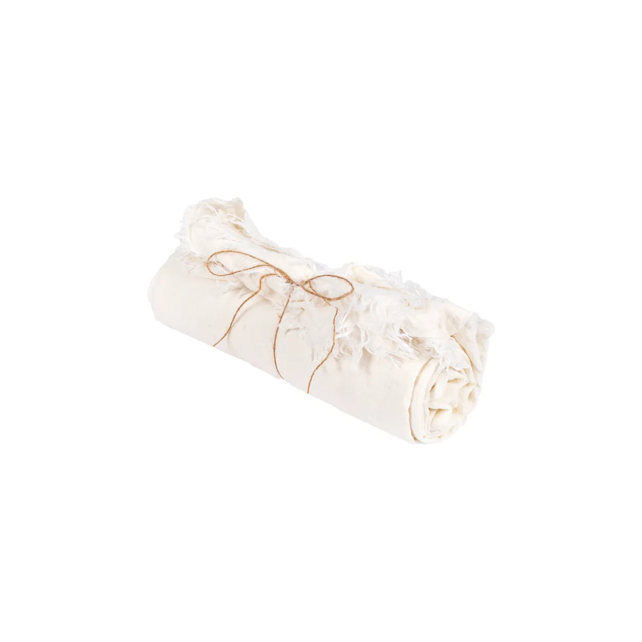 Linen Tablecloth - White - 150x150