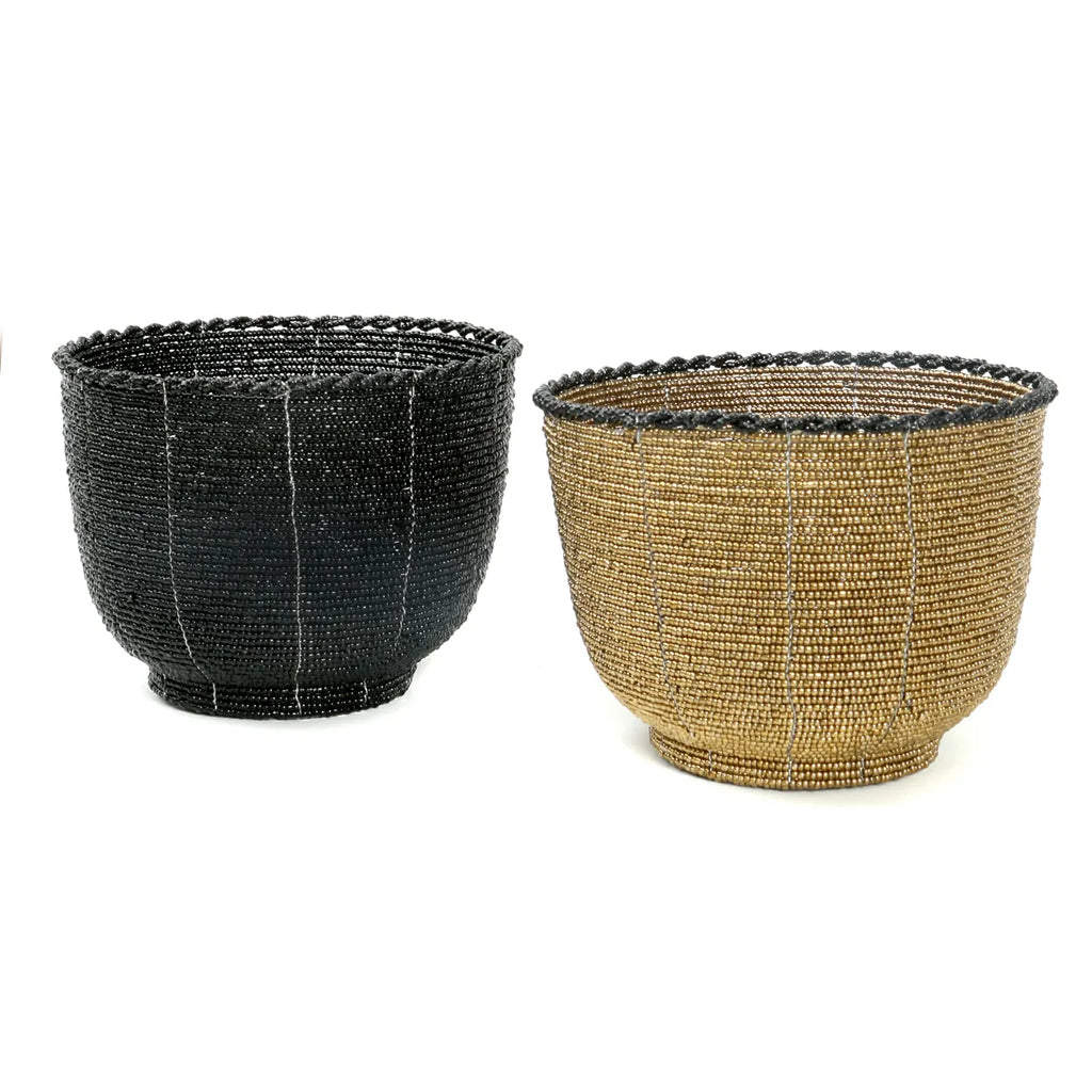 The beaded candy bowl - Black - M