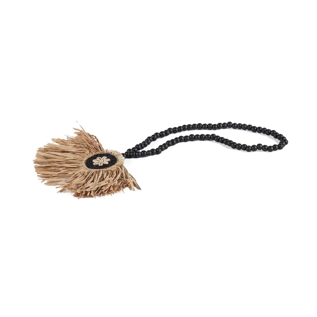 De Raffia Mahkota Kwast - Natuurlijk Zwart
