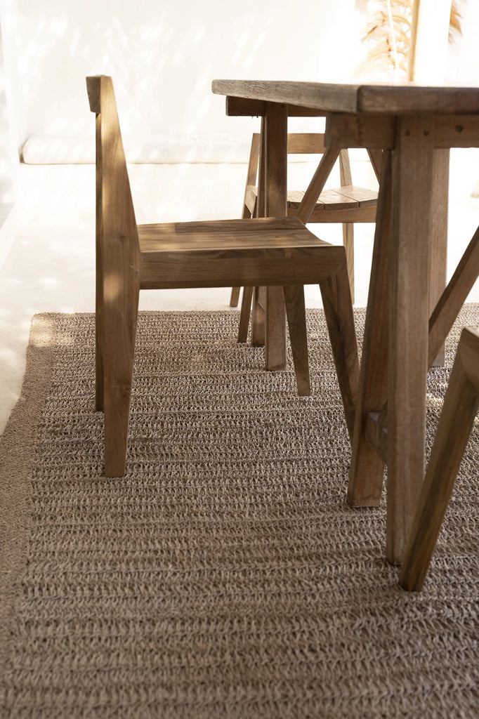 The Paxi Dining Chair - Natural - Outdoors