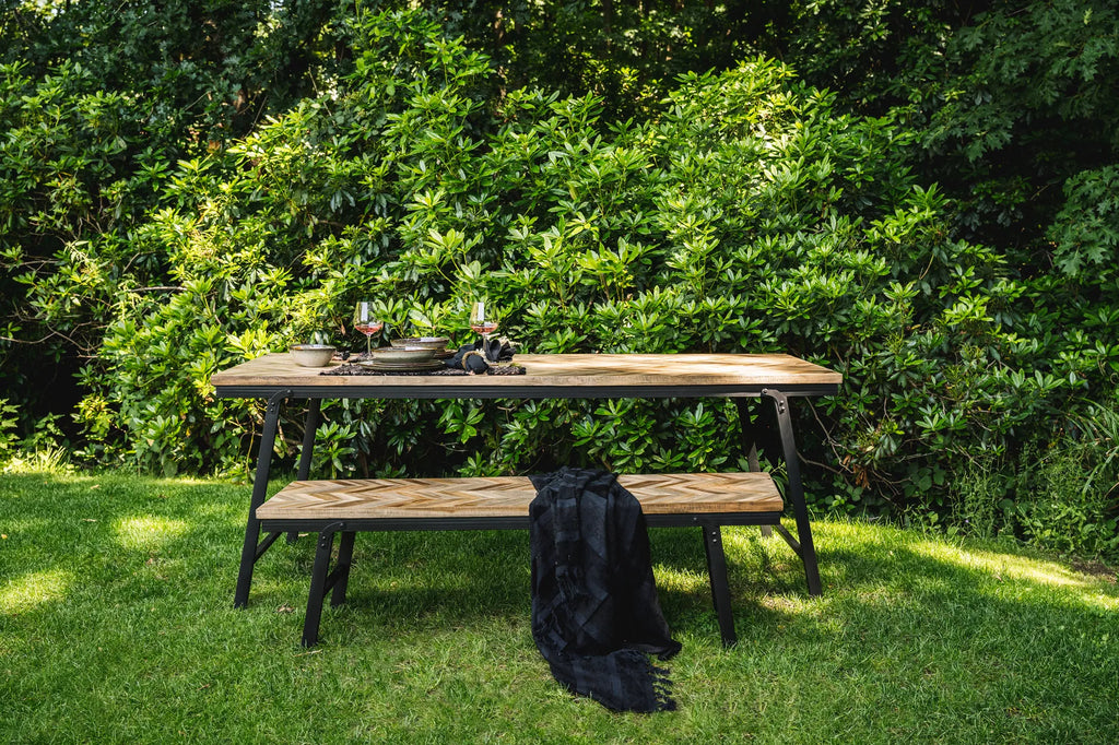 The Herringbone Bank - Natural - 150