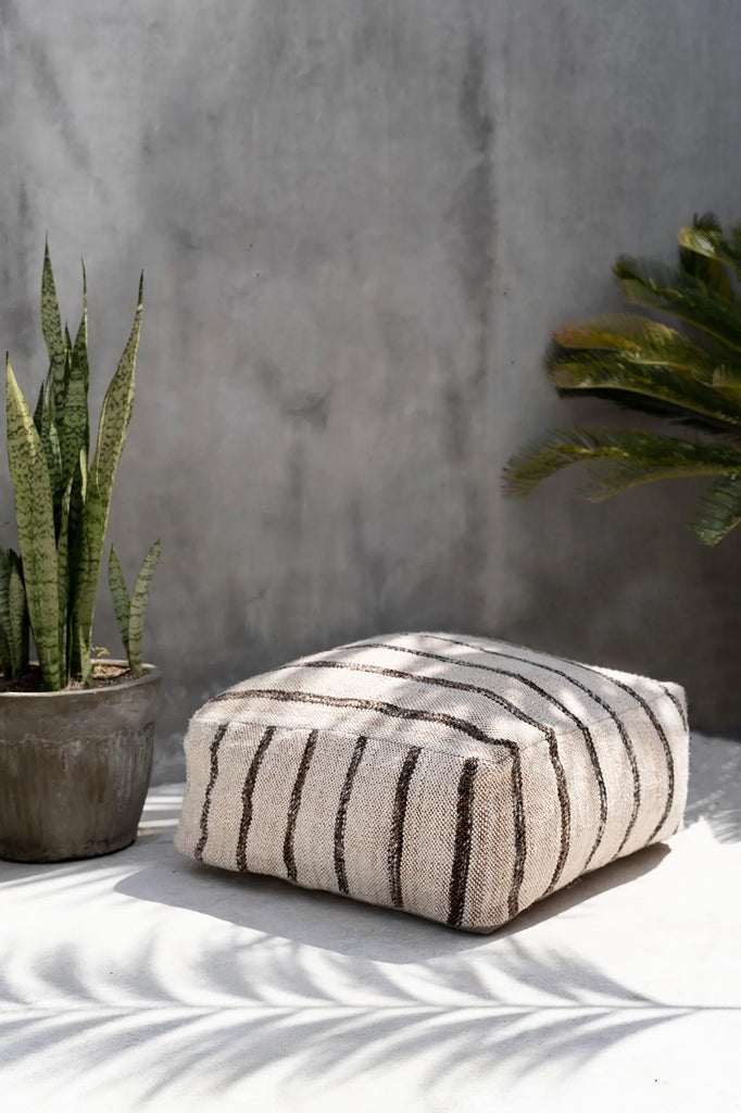 Le pouf Oh My Gee - Blanc bohème