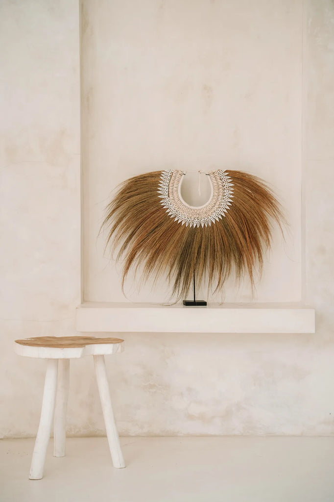 The organic side table - Natural White
