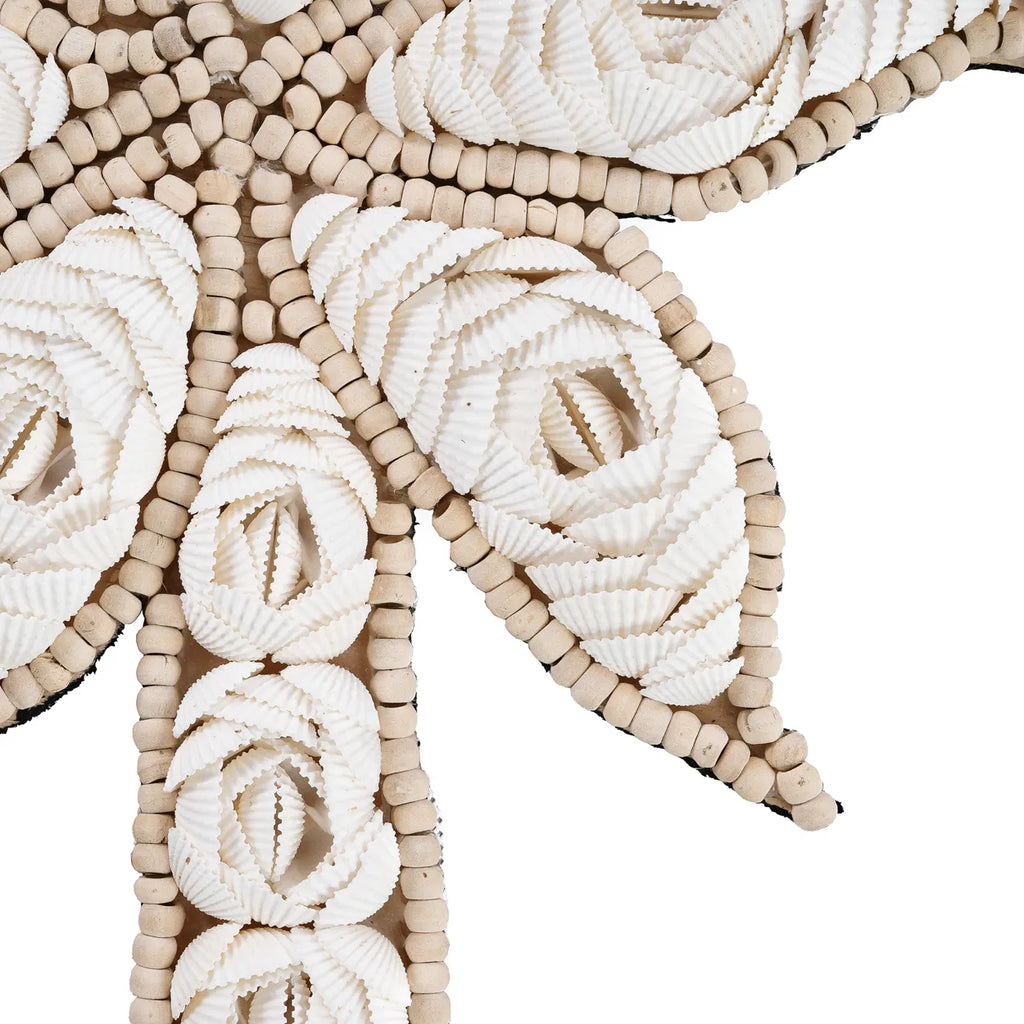 The shell palm tree - White