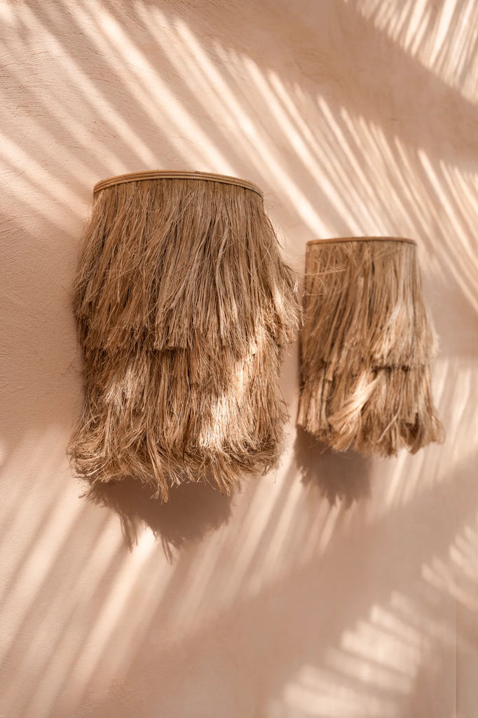 The Abaca wall applique - Natural - S