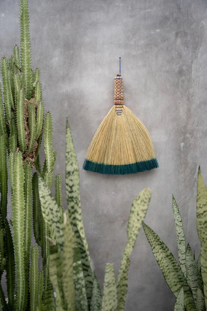 The Broom - Natural Turquoise