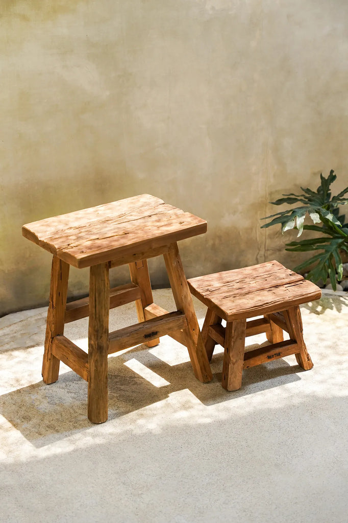 The Yoke stool - Natural - L