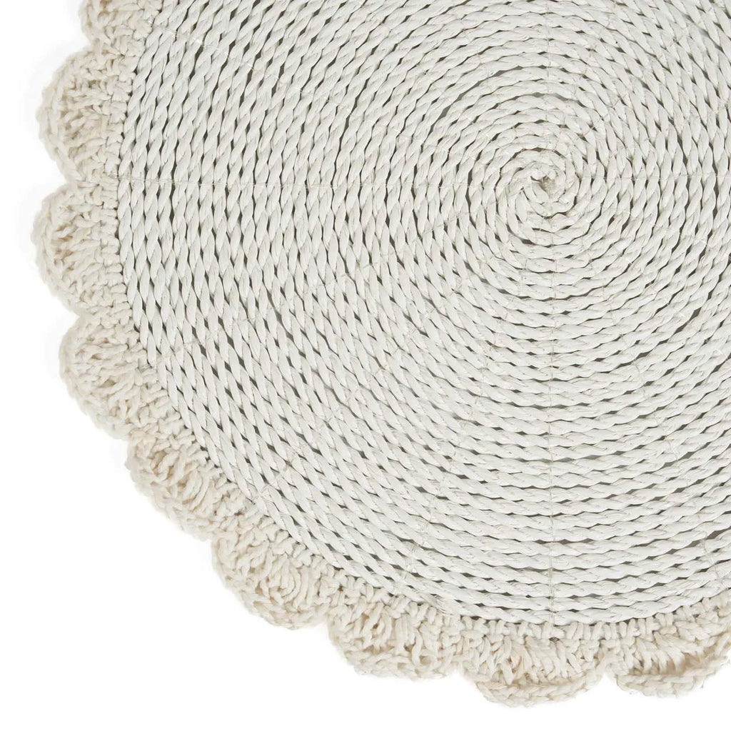 Le set de table de mariage en macramé - Naturel