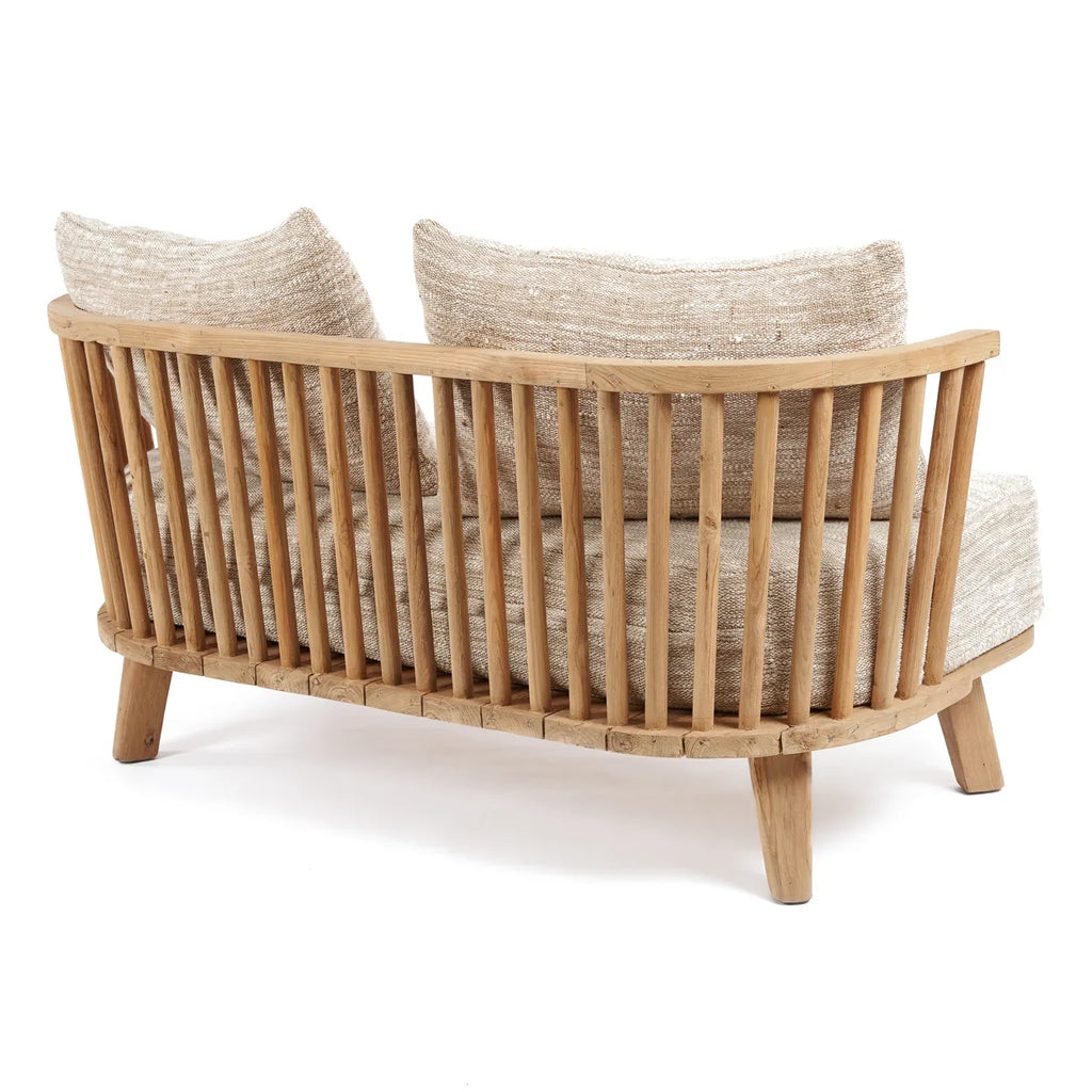 The Malawi Two-seater Sofa - Natural Beige