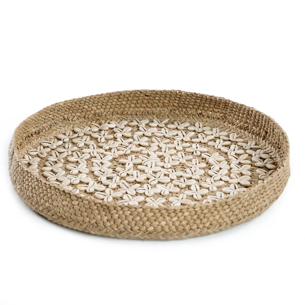 The Costa Shell Plate - Natural White - M_40