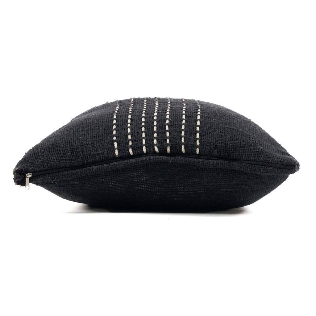 The Drizle Cushion Cover - Black and White