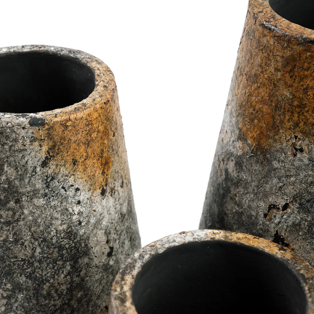 The Creepy Vase - Antique Gray - L