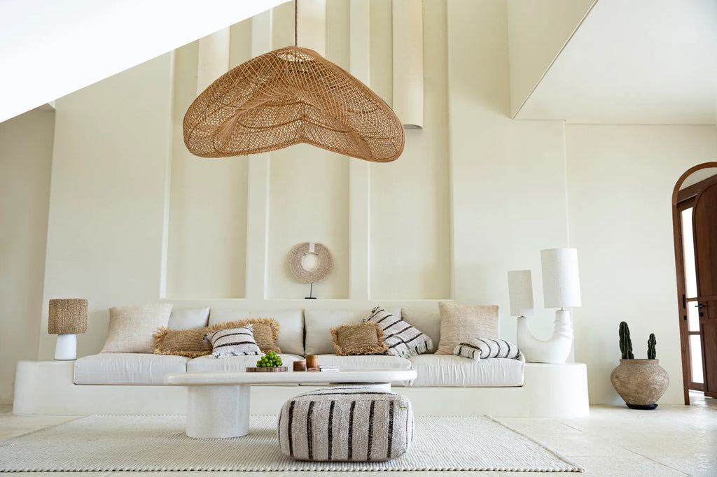 Le pouf Oh My Gee - Blanc bohème