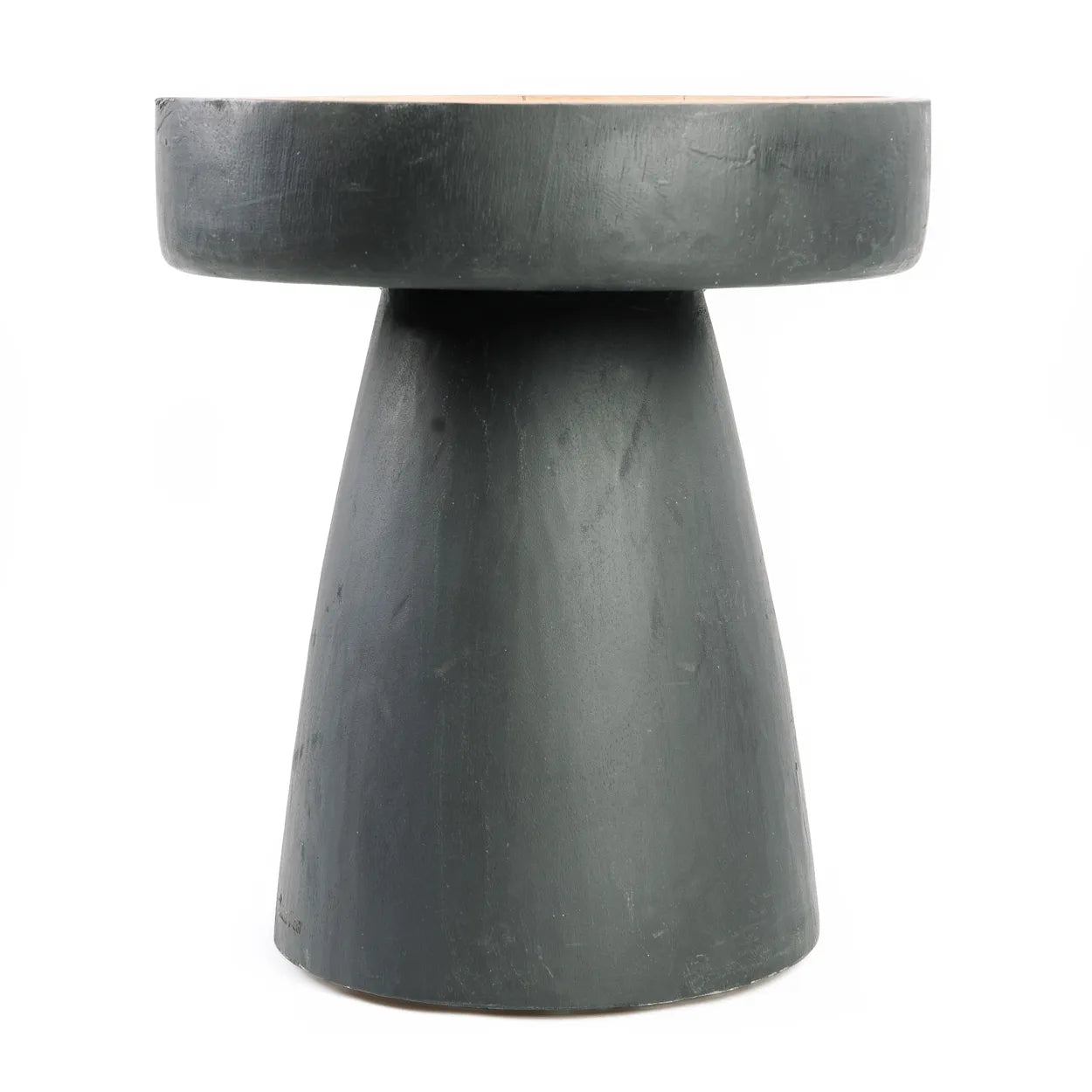 The Rayu Side Table - Black Natural