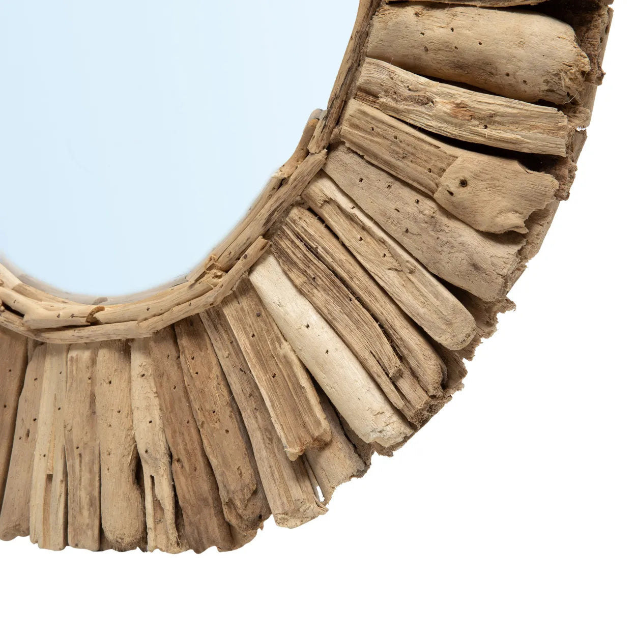 The Driftwood Crown Mirror Natural M
