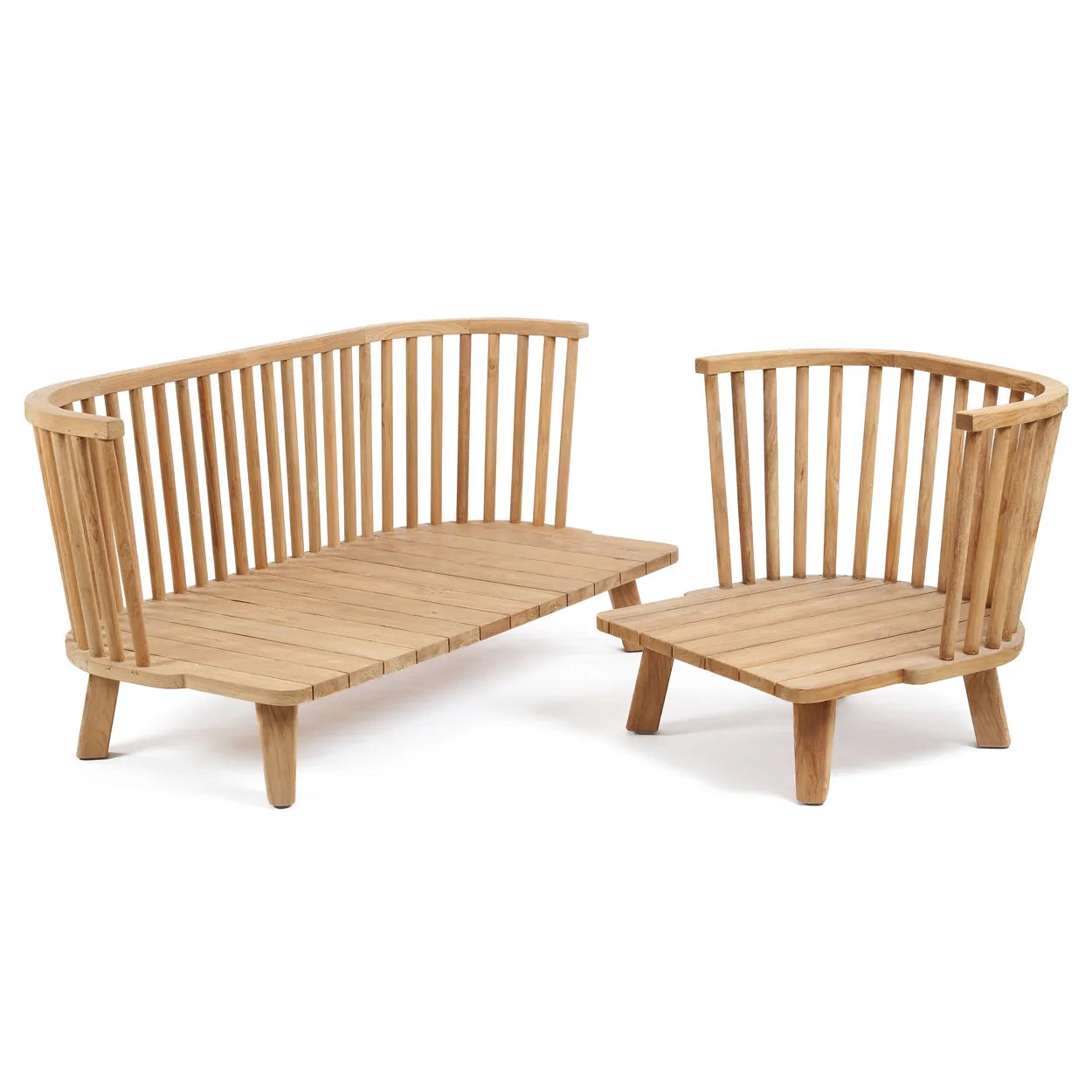 The Malawi Two-seater Sofa - Natural Beige