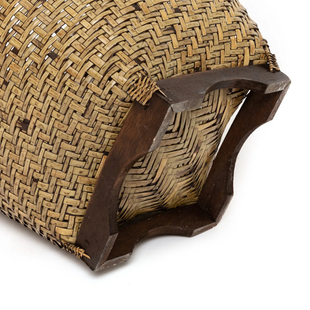 The colonial storage basket - natural brown - M