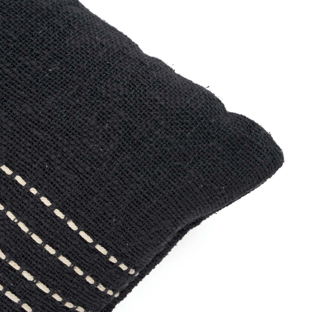 The Drizle Cushion Cover - Black and White