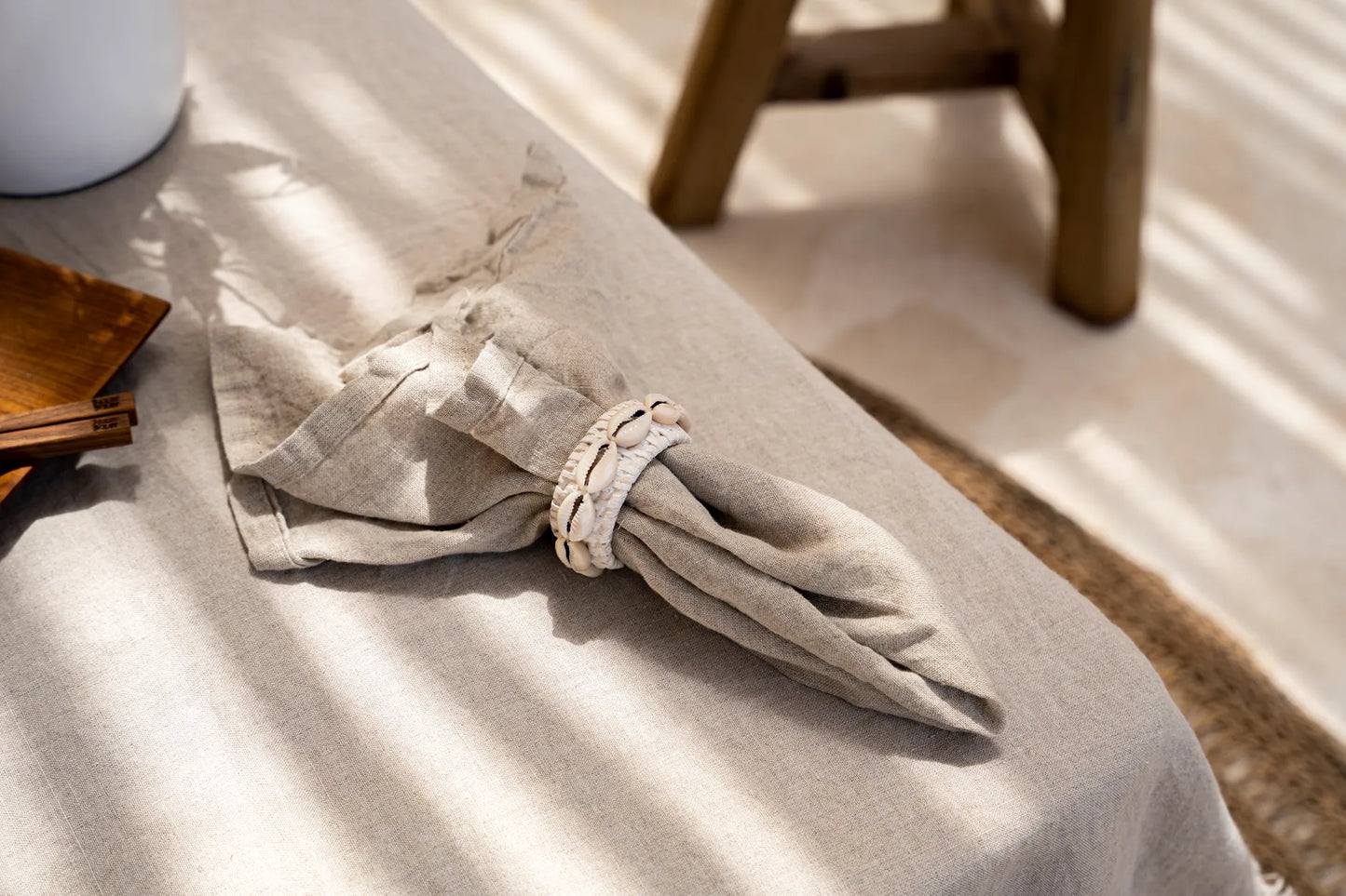 Linen Napkin - Beige - Set of 4