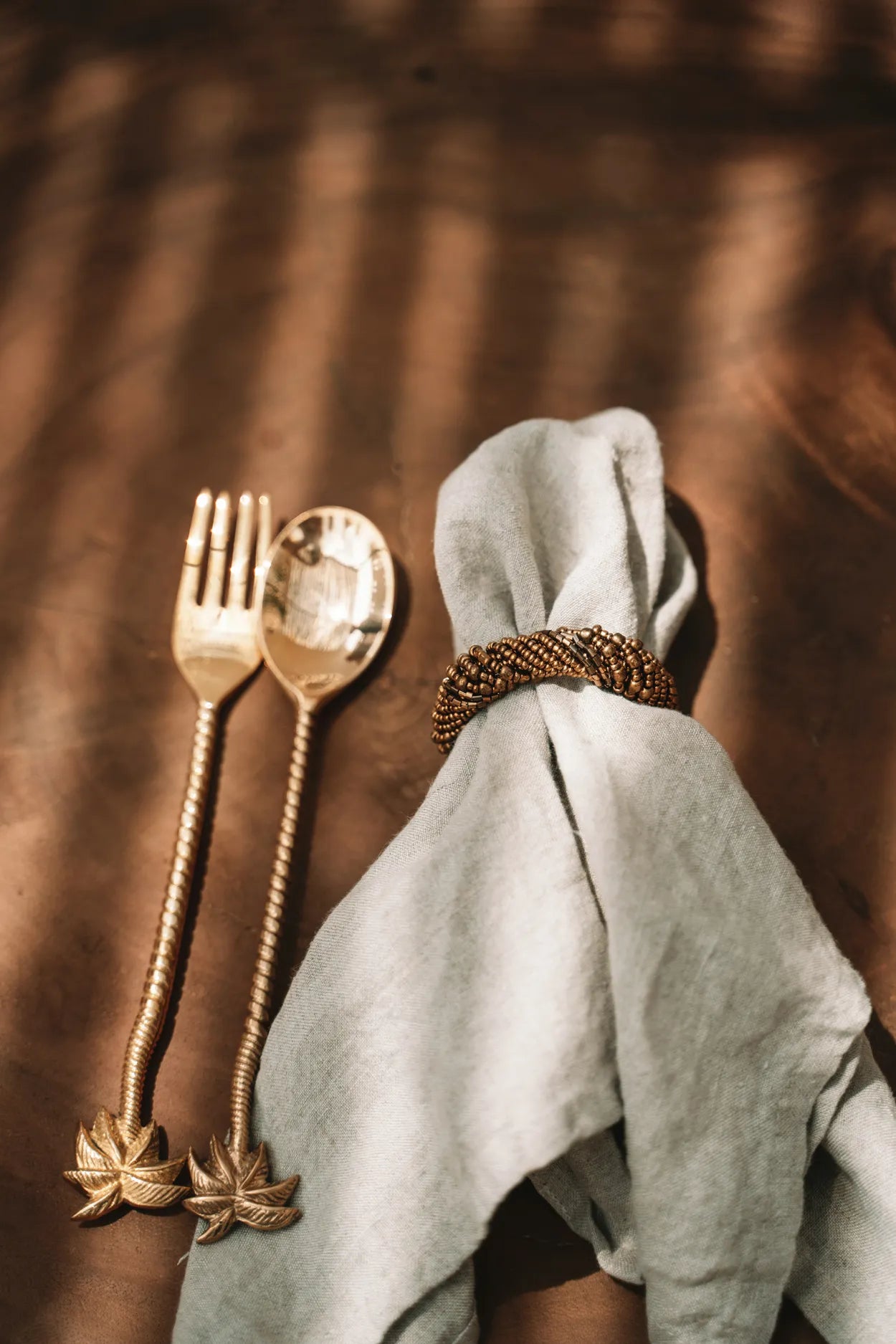 Linen Napkin - Beige - Set of 4