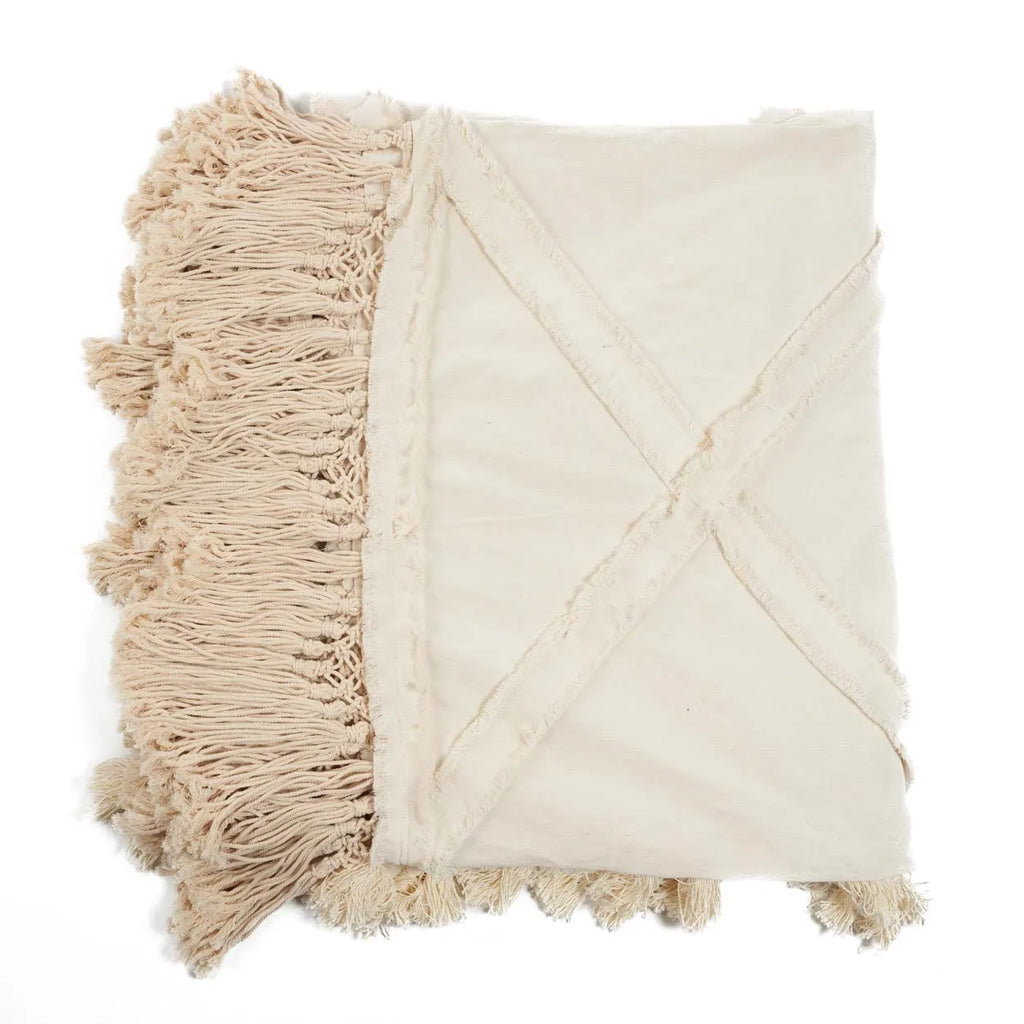 The Berber Bedspread 300 x 240 - Natural