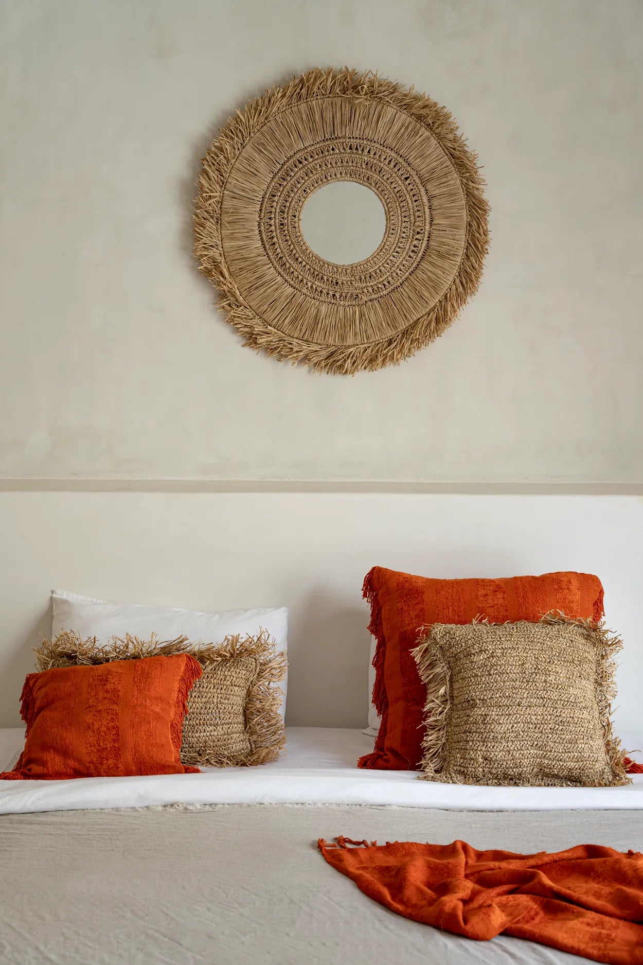 The Oh My Gee Cushion Cover - Rust Velvet - 40x40_40