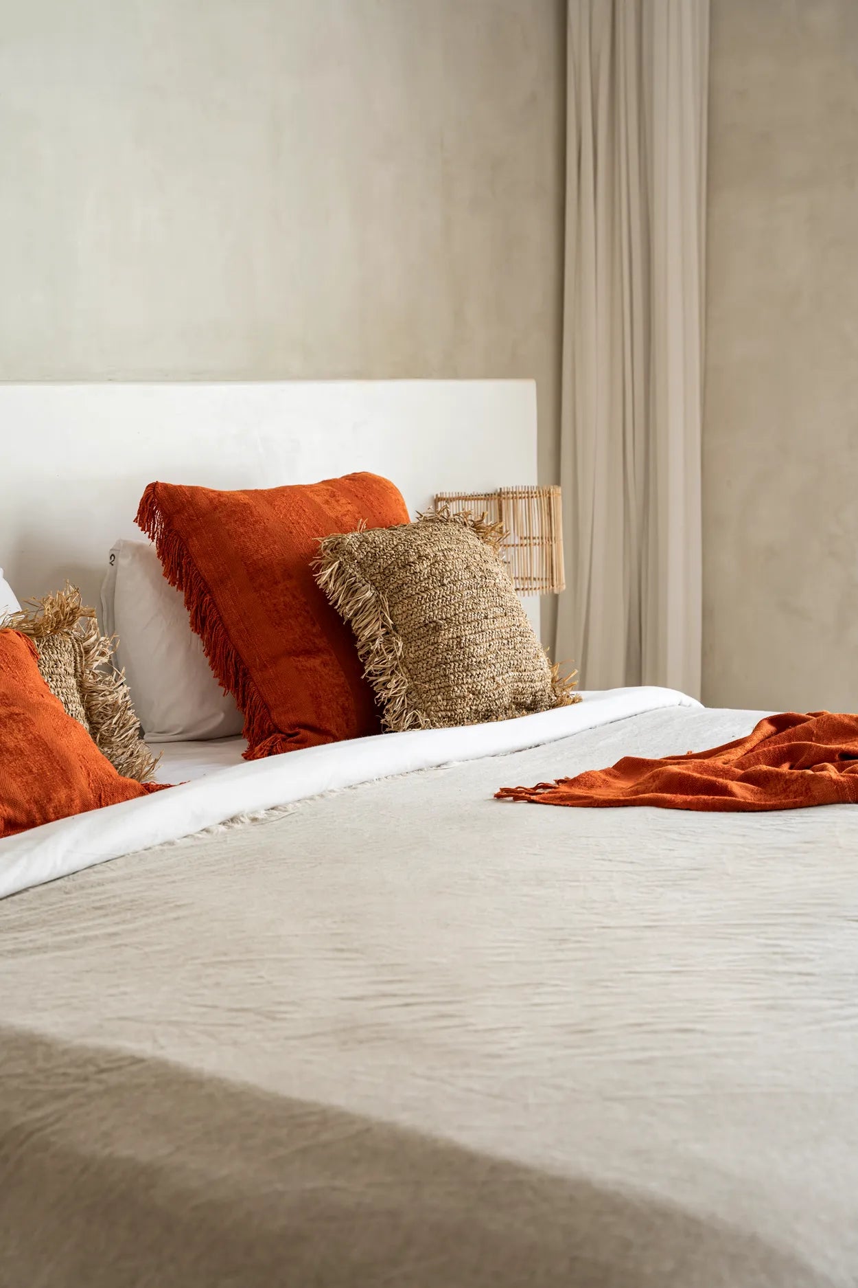 The Oh My Gee Cushion Cover - Rust Velvet - 60x60_40