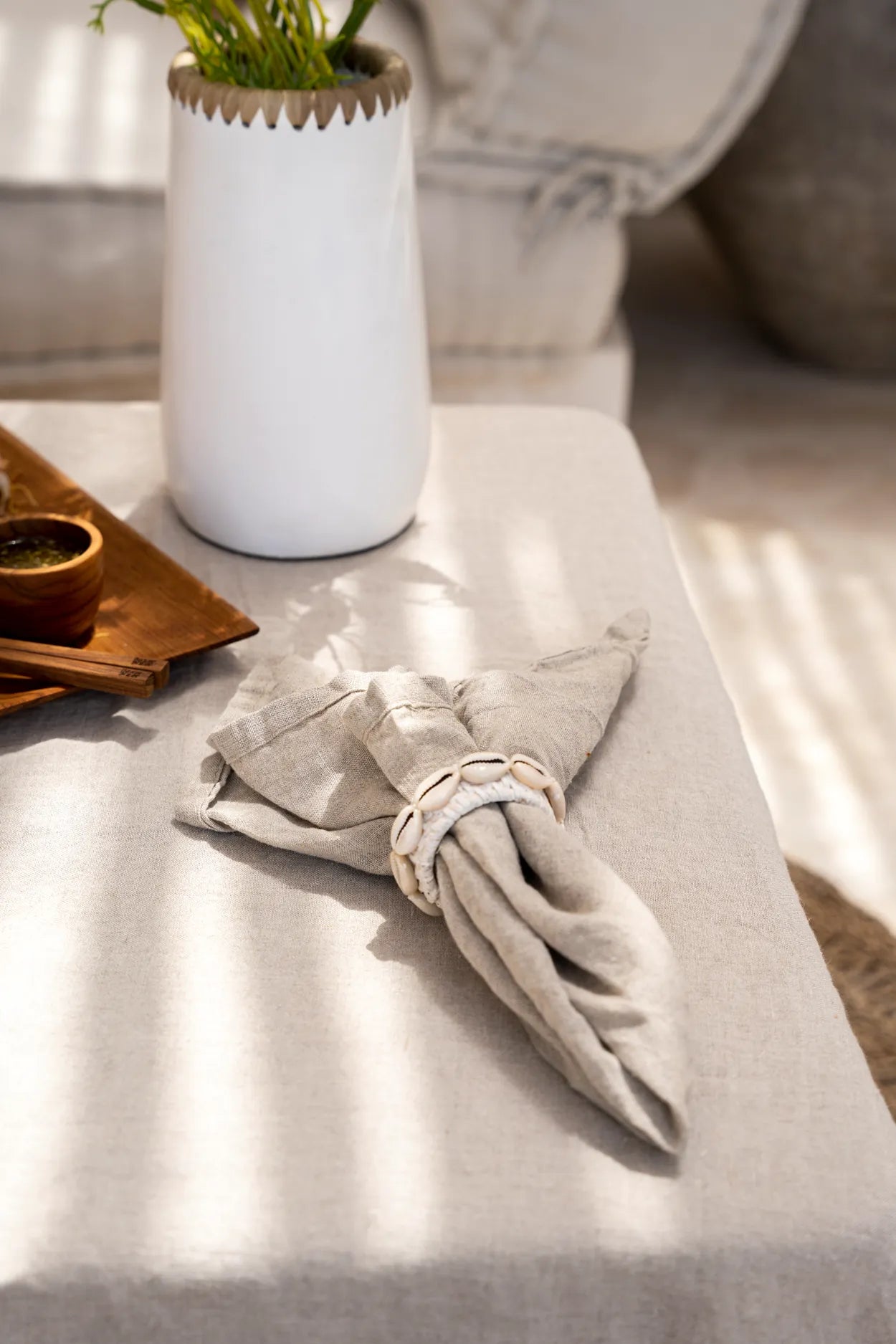 Linen Napkin - Beige - Set of 4