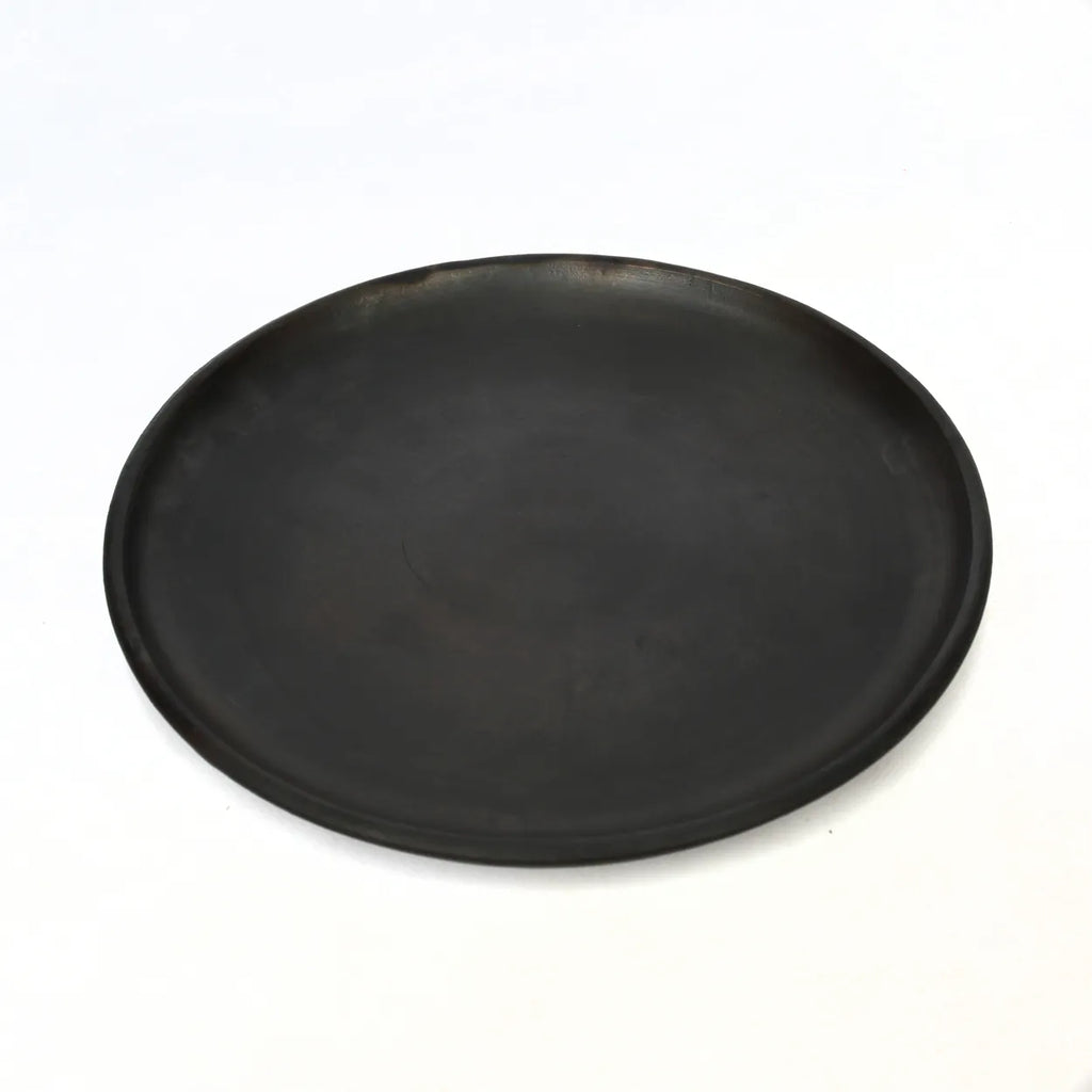 The Burnt Classic Plate - Black - L