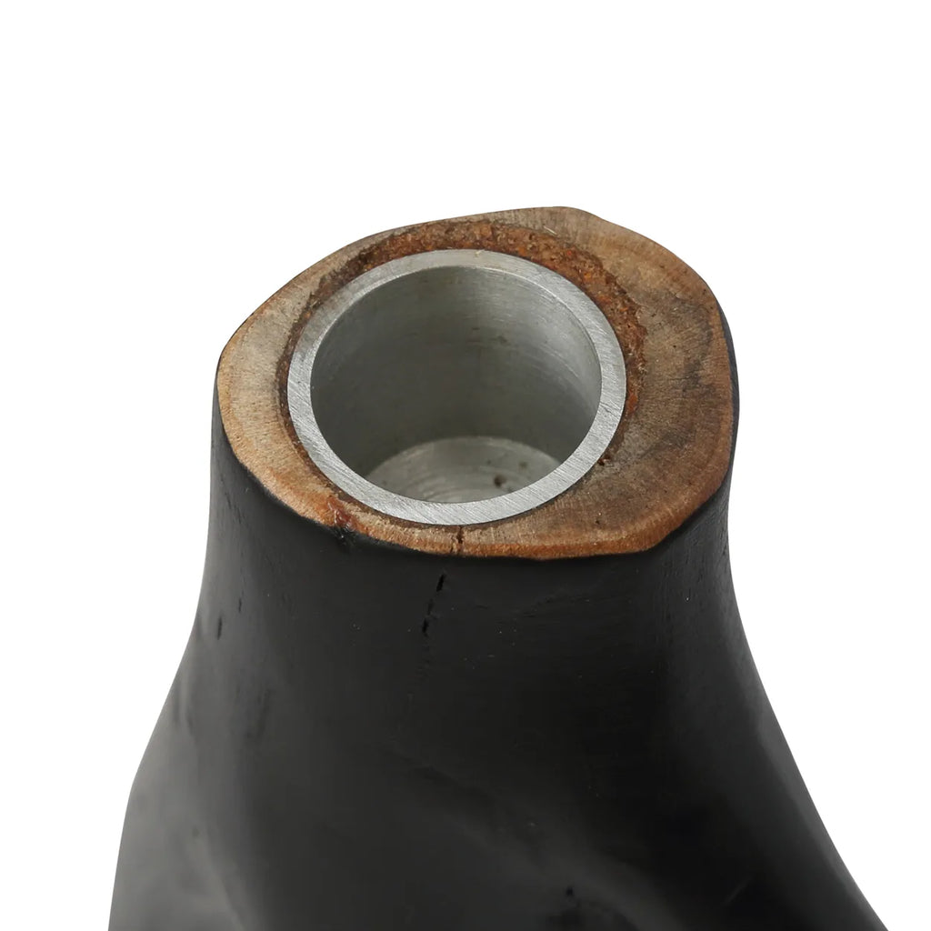 The Triple Branch Candle Holder - Black