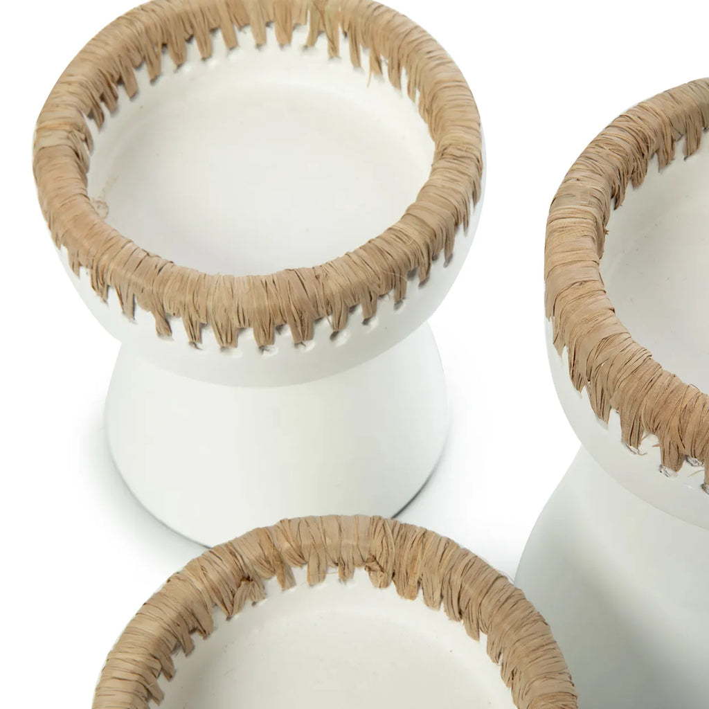 The beautiful candle holder - white of course - L