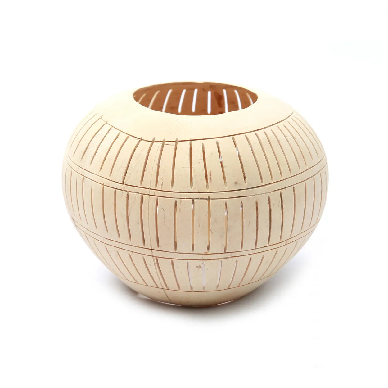 The Coconut Stripe I candlestick - Naturally_40