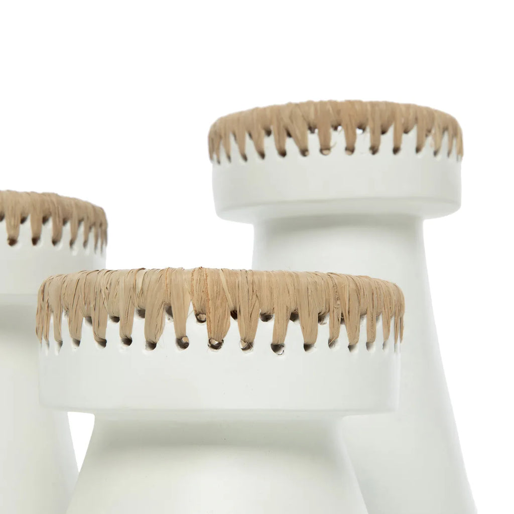 The beautiful candle holder - white of course - M