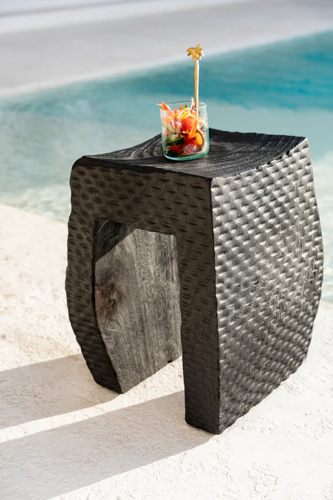 The glass on the rocks