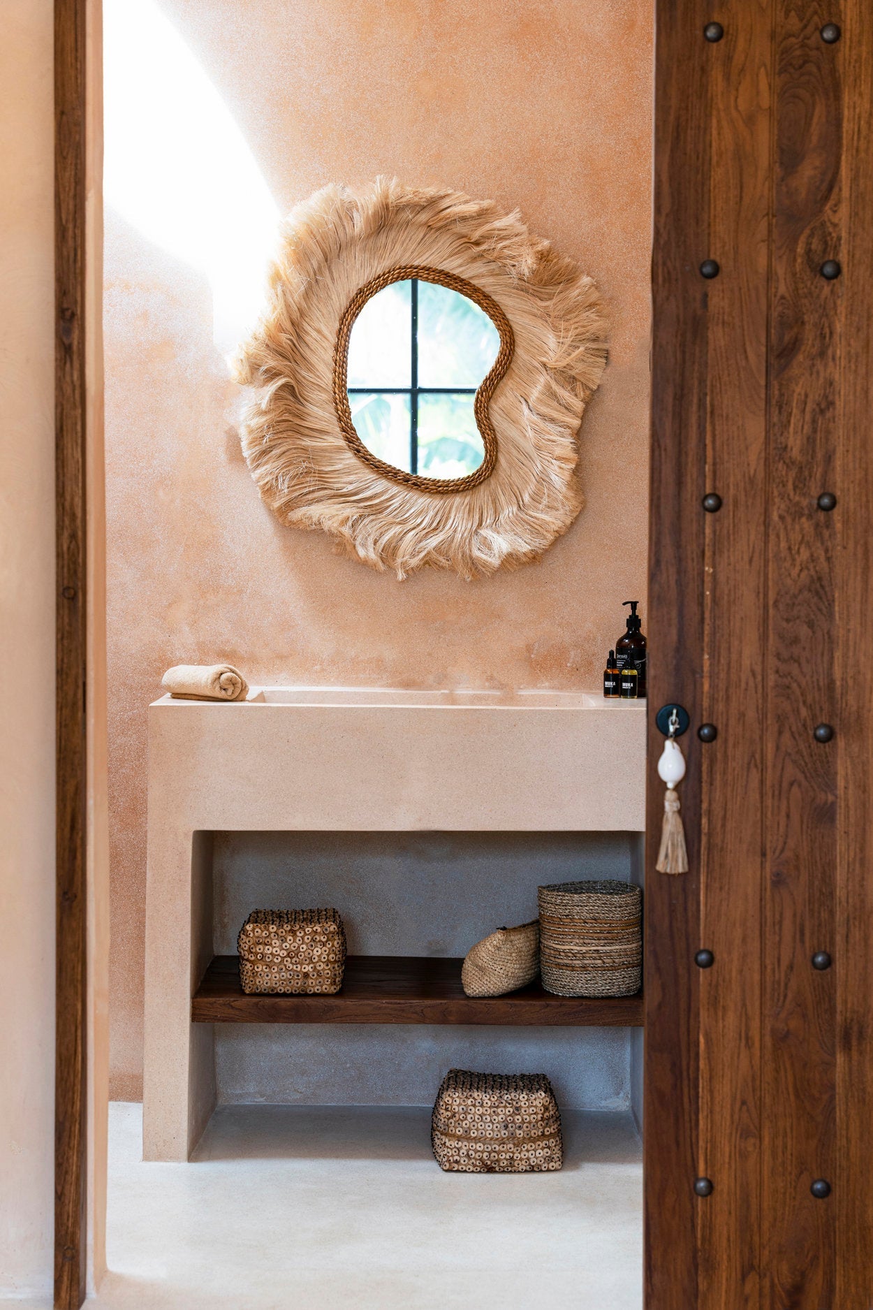 The coconut shell basket - Natural - M
