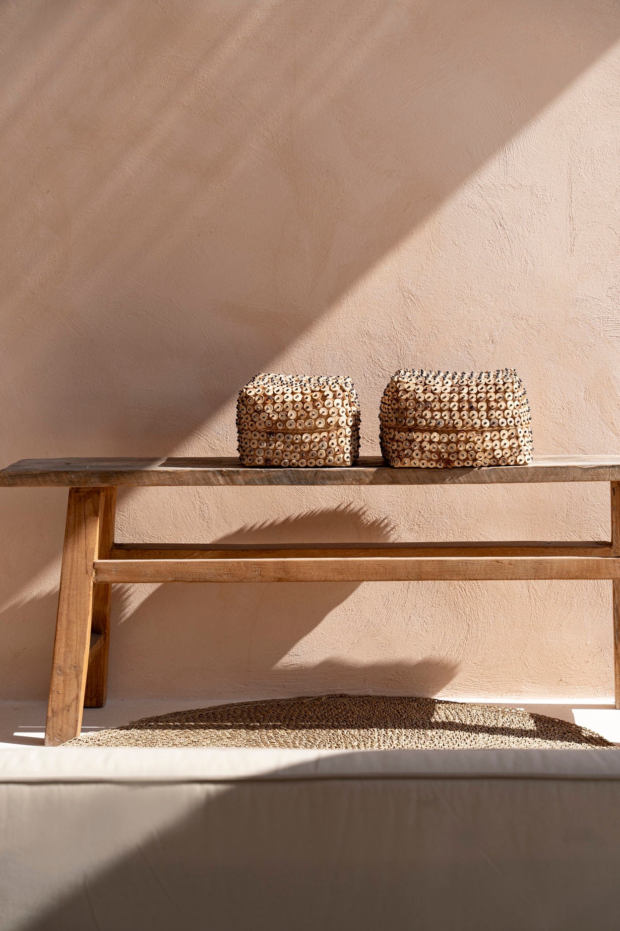 The coconut shell basket - Natural - M