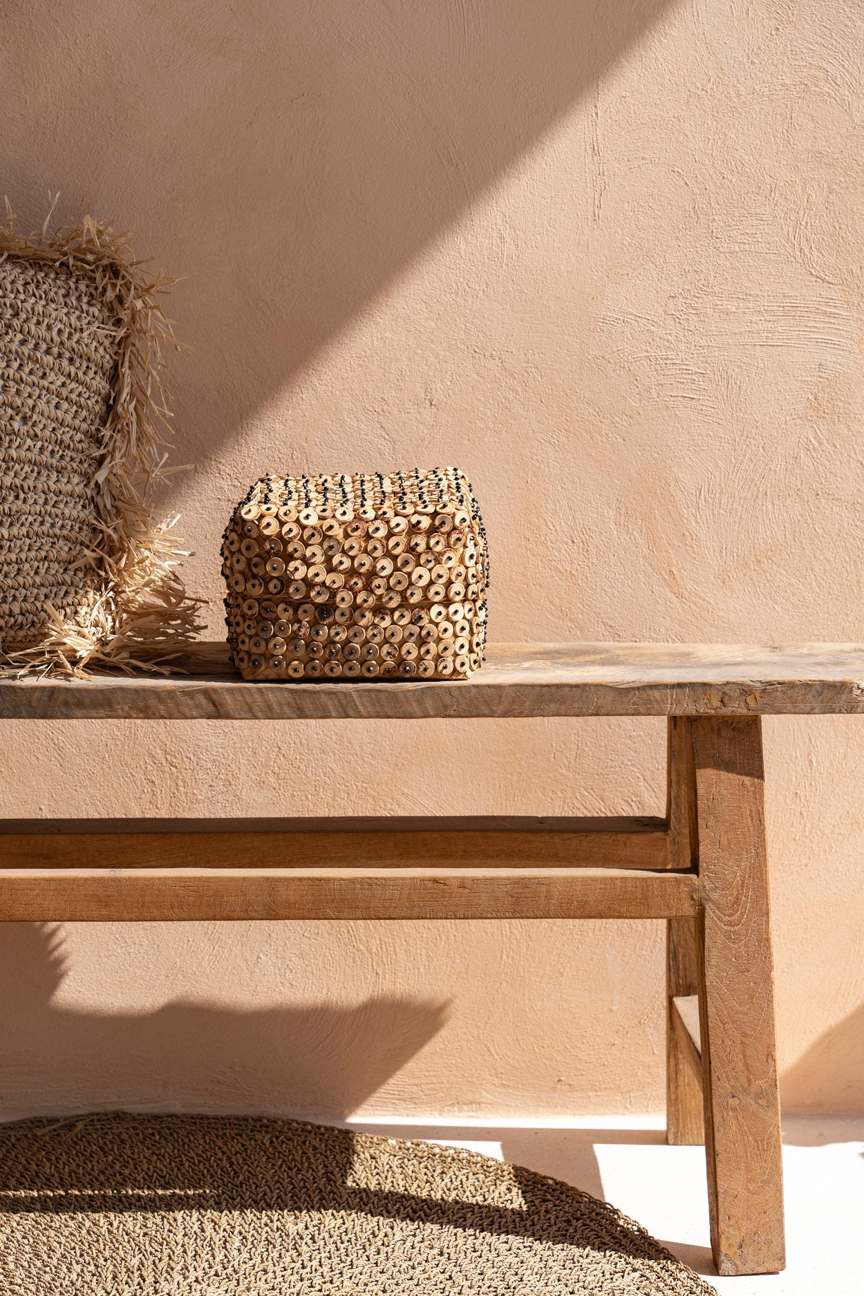The coconut shell basket - Natural - M