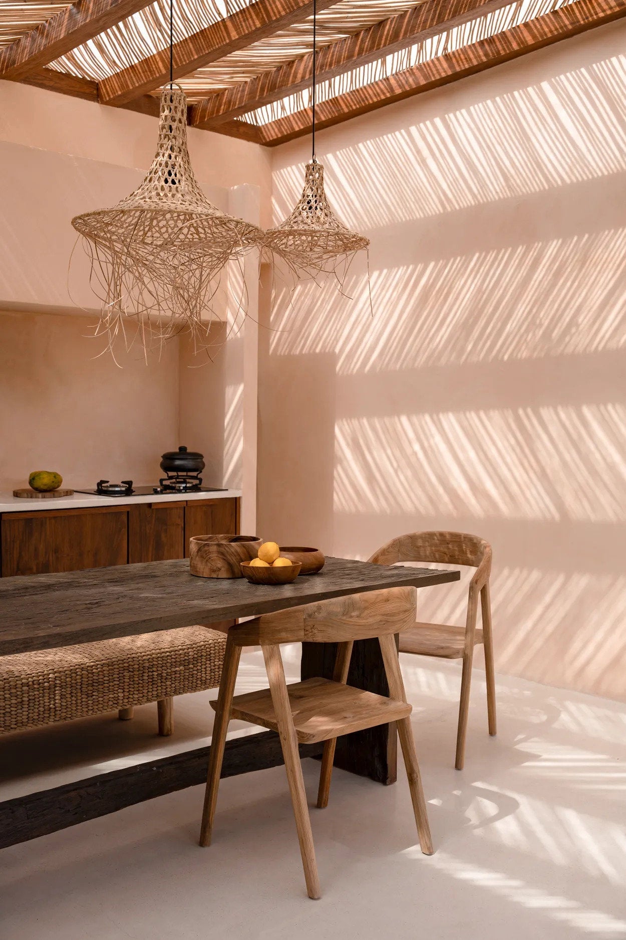 Pendentif Mykonos - Naturel - L
