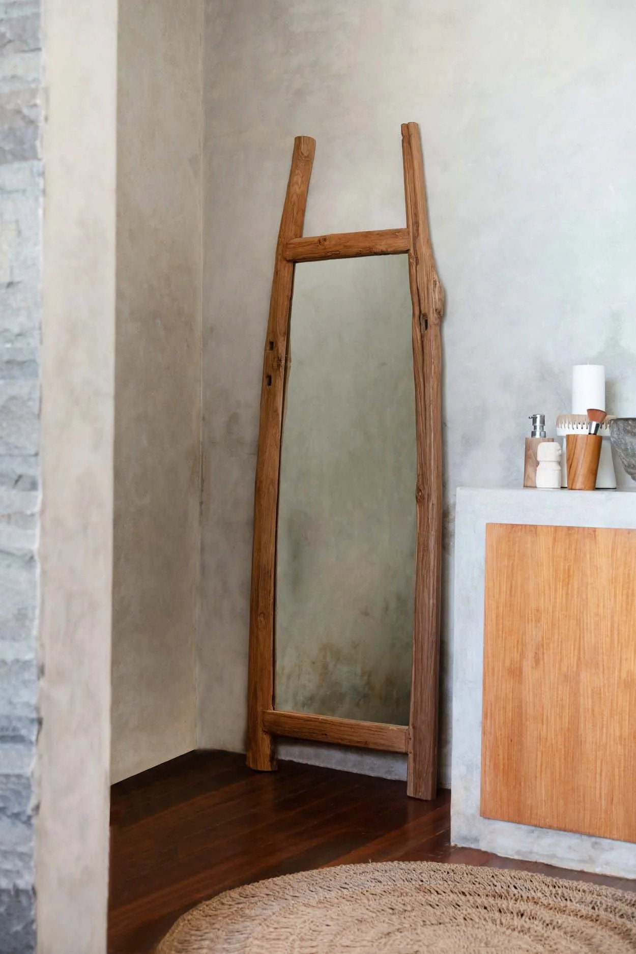 De Fabulook Kleedkamer Spiegel - Natuurlijk