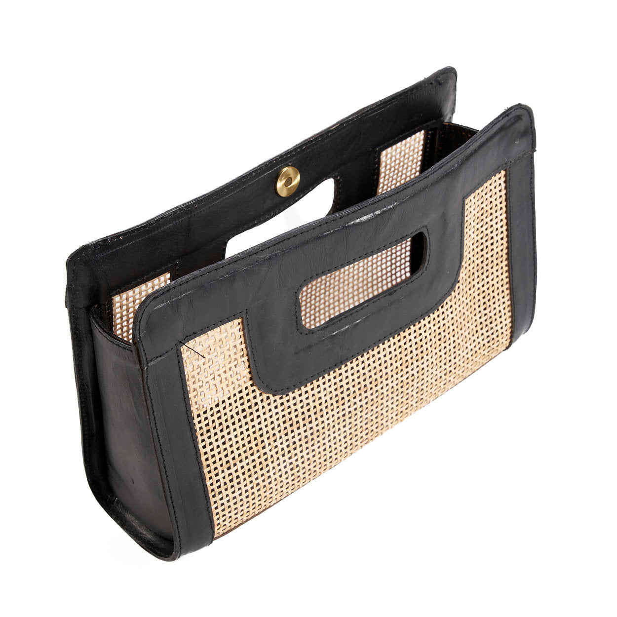 De Riviera Noir Clutch - Natuurlijk zwart